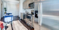 Studio kitchen equipped with state of the art Whirlpool Appliances